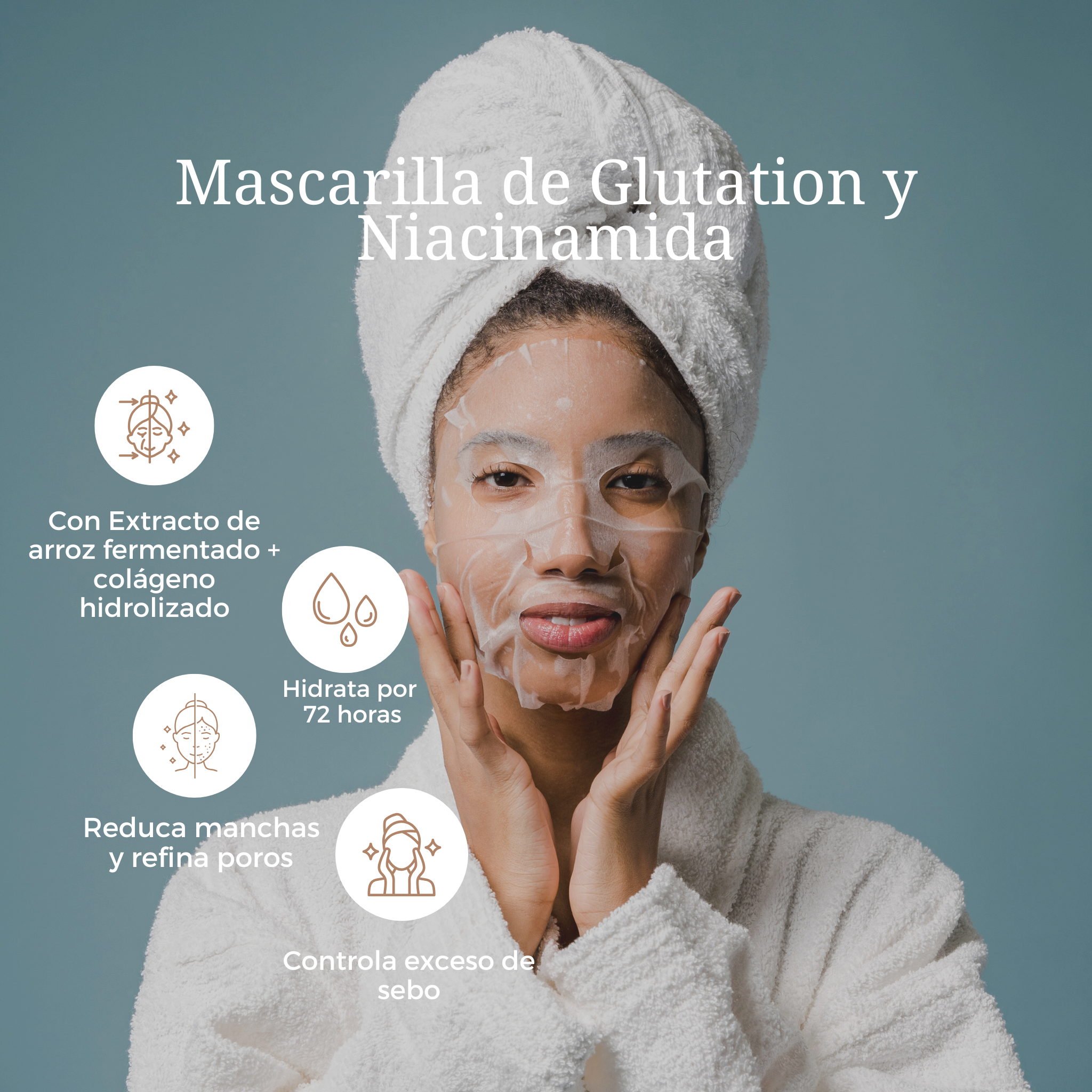 Mascarilla de Glutation y Niacinamida