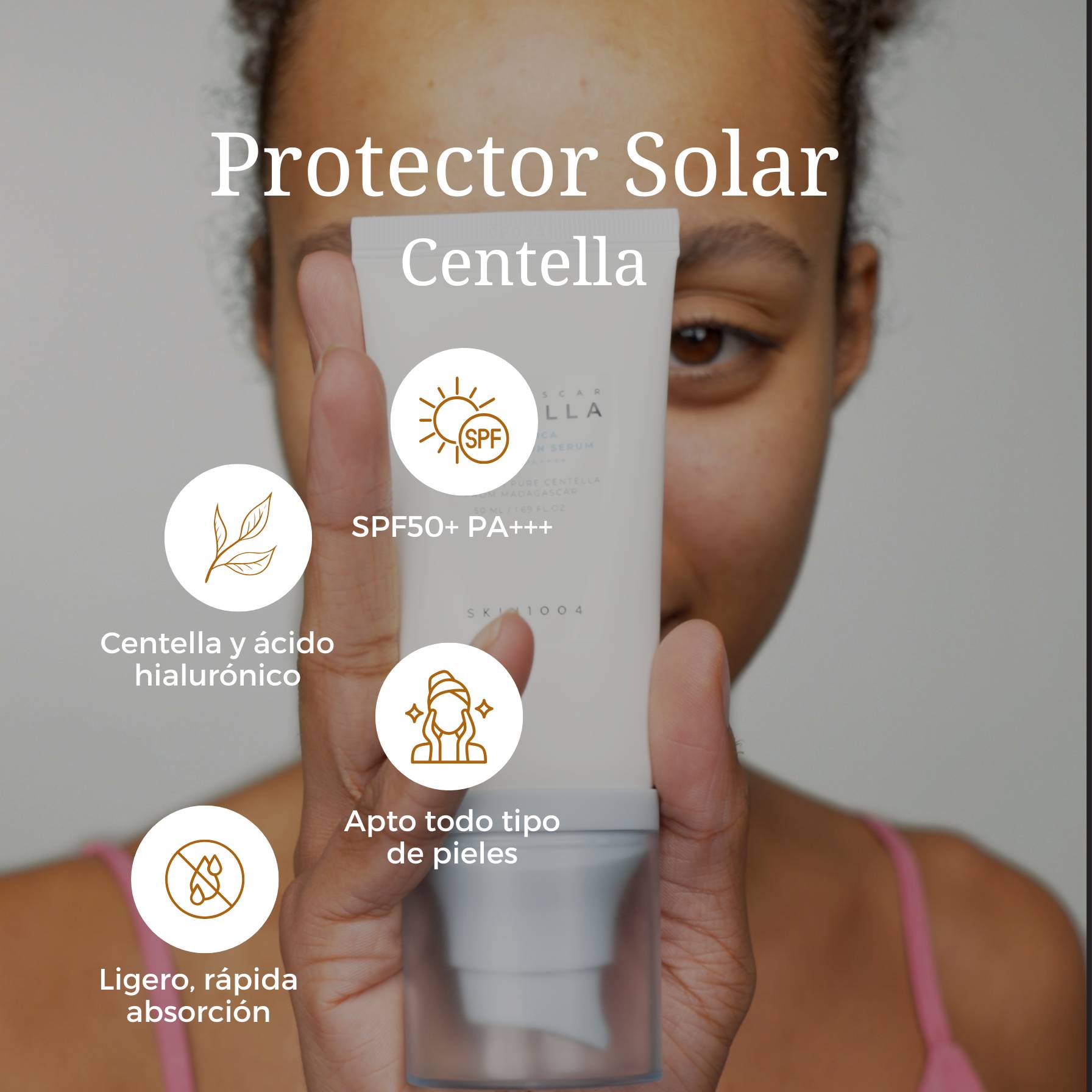 Protector solar Centella Hyalu-cica water