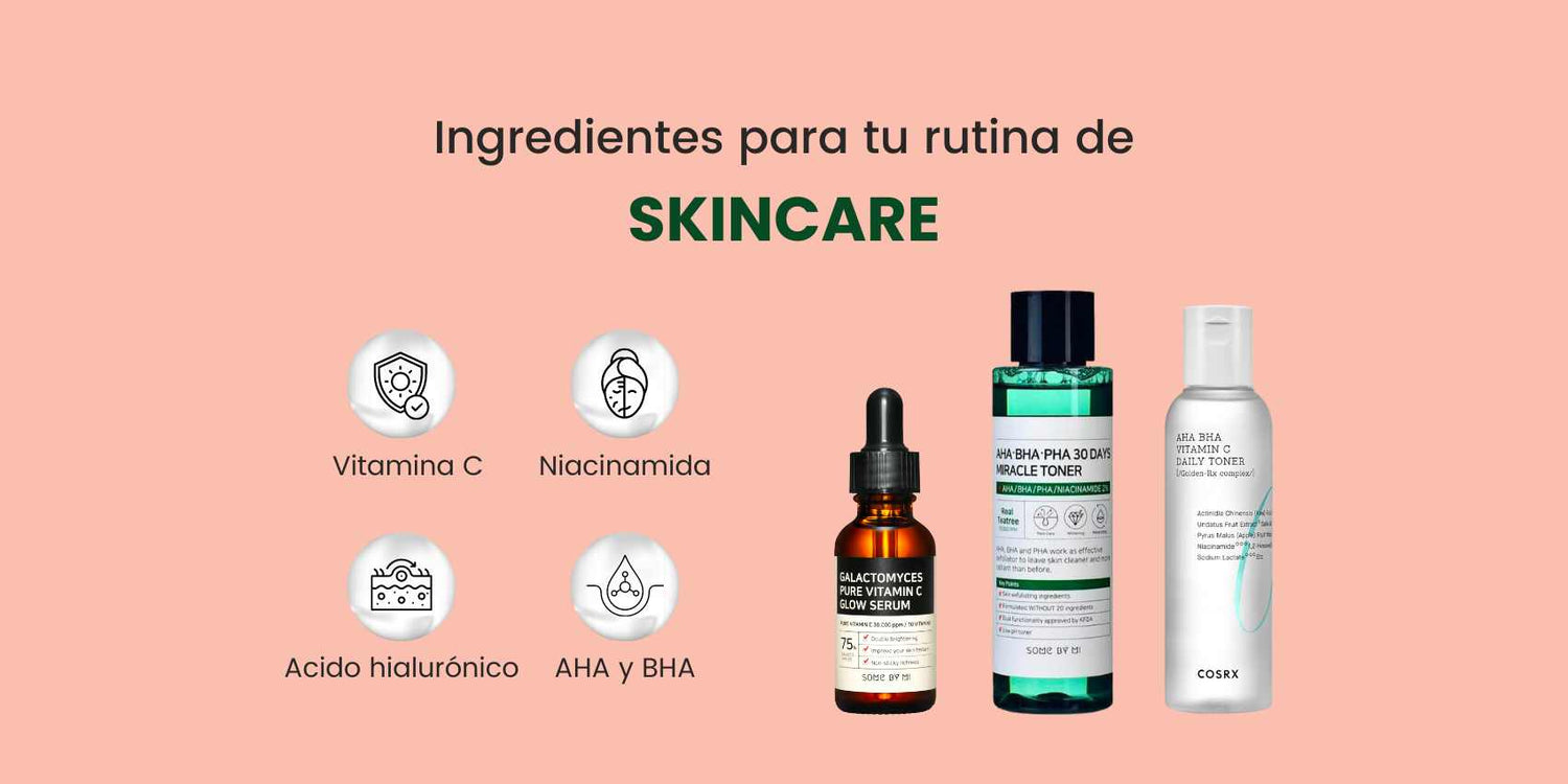 ingredientes activos skincare