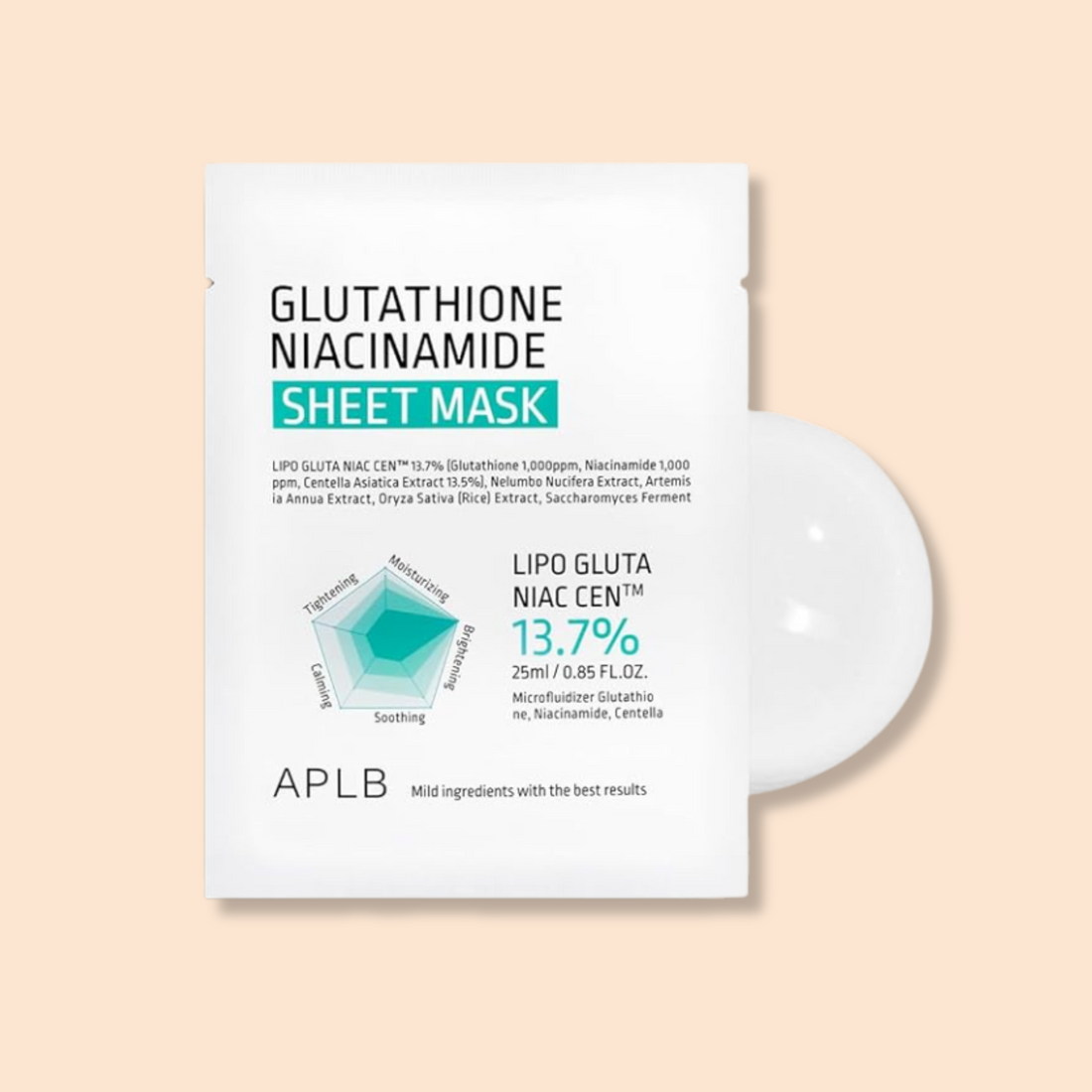 Mascarilla de Glutation y Niacinamida