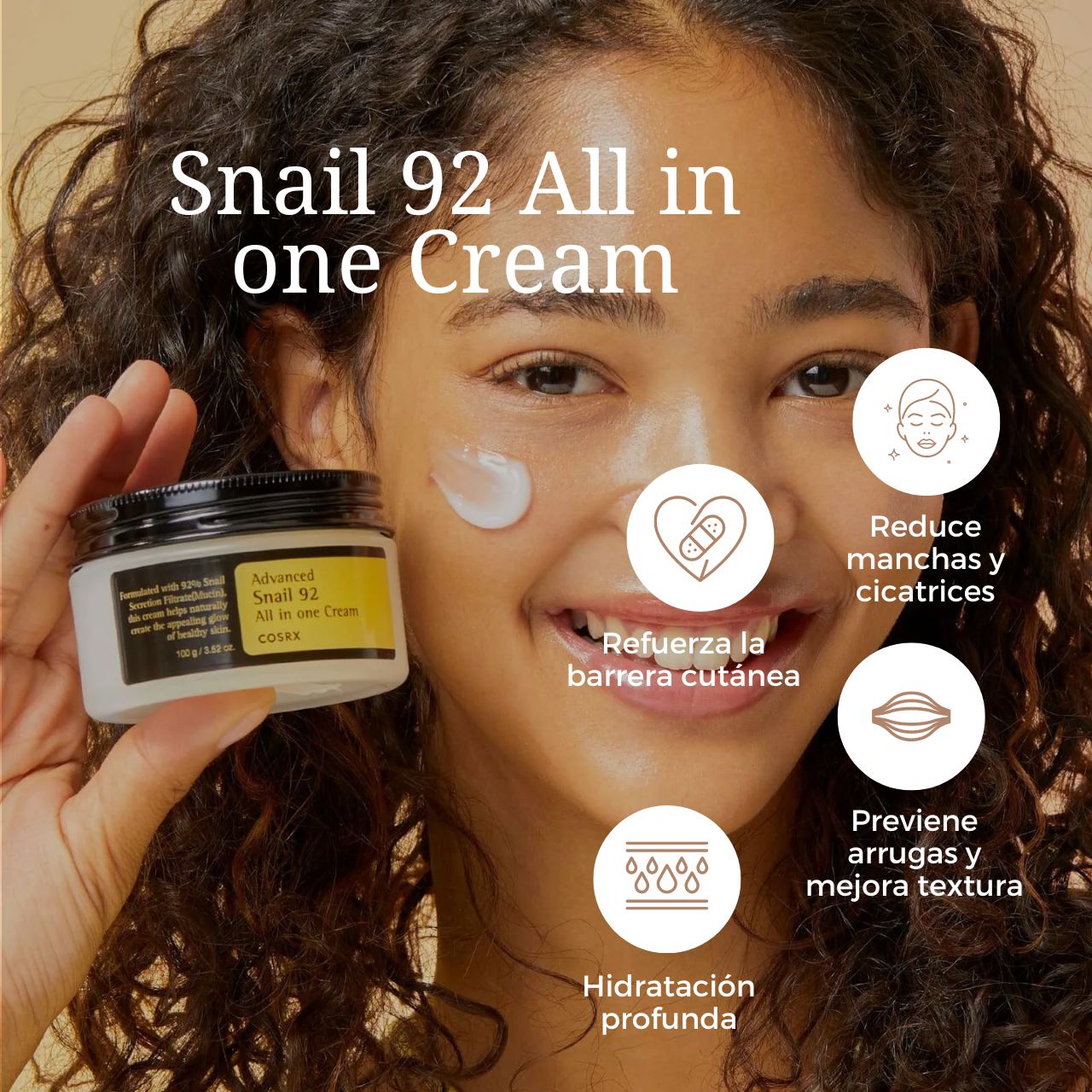 Crema Advanced Snail 92 All in One 100ML