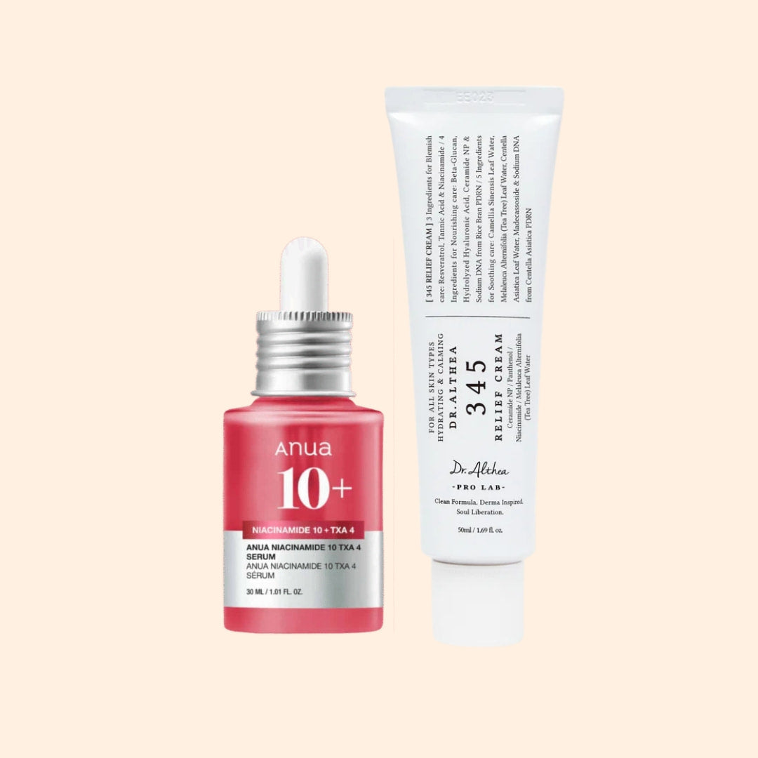 Kit Tono Uniforme: Serum Anua TXA + Crema 345 de Dr. Althea