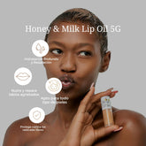 honey milk lip oil