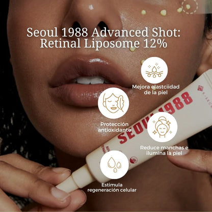 Advanced Shot: Retinal lipsome 12% + Black Rice 15ML