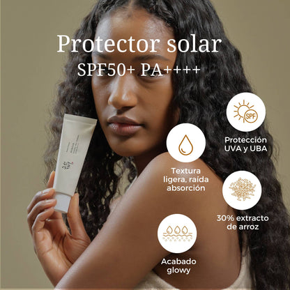 Protector solar Relief sun: Rice + Probiotics SPF50+